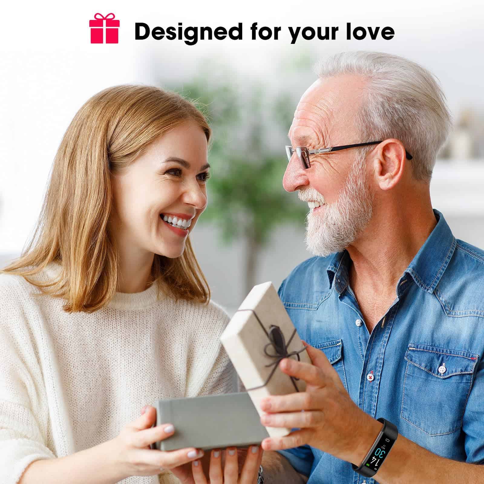 Rastreador de fitness EURANS con monitor de ritmo cardíaco, - Imagen 8