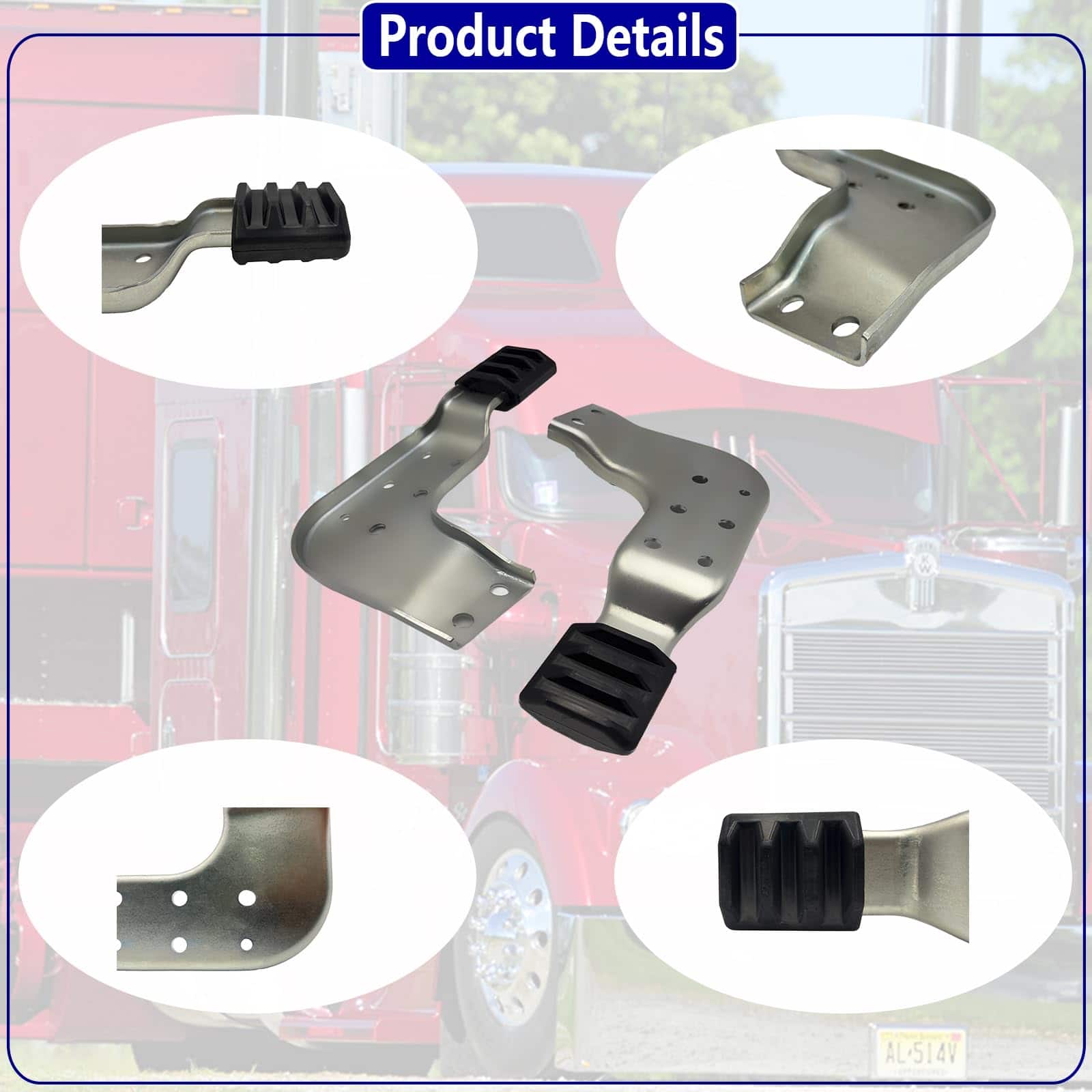Soporte de Capó Izquierdo y Derecho para Peterbilt 389 131 - Imagen 5