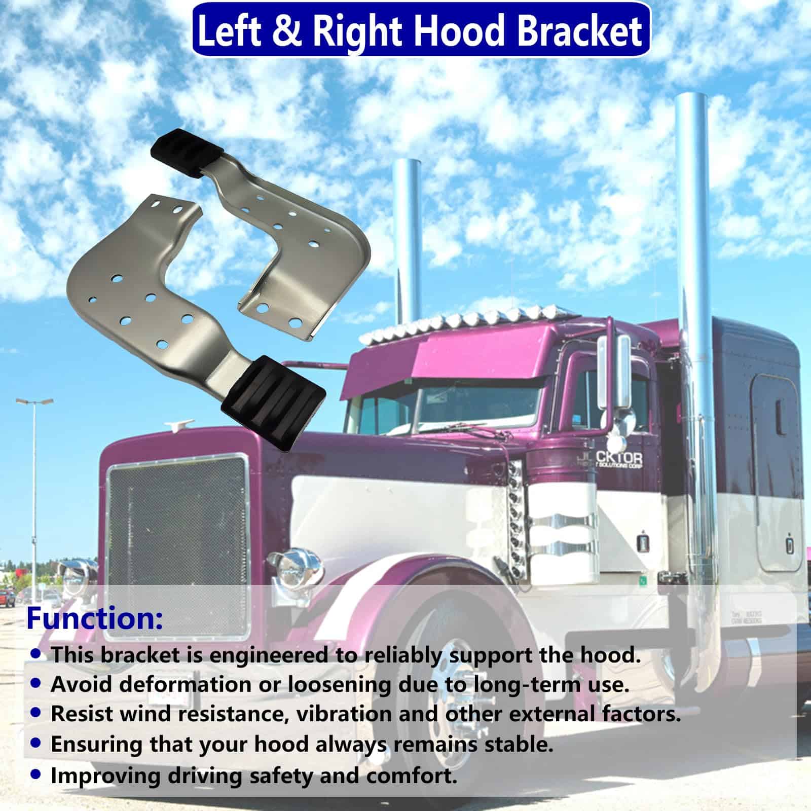 Soporte de Capó Izquierdo y Derecho para Peterbilt 389 131 - Imagen 3