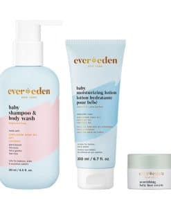 Evereden Baby Bathtime Trio | Champú para Bebé, Gel de Baño