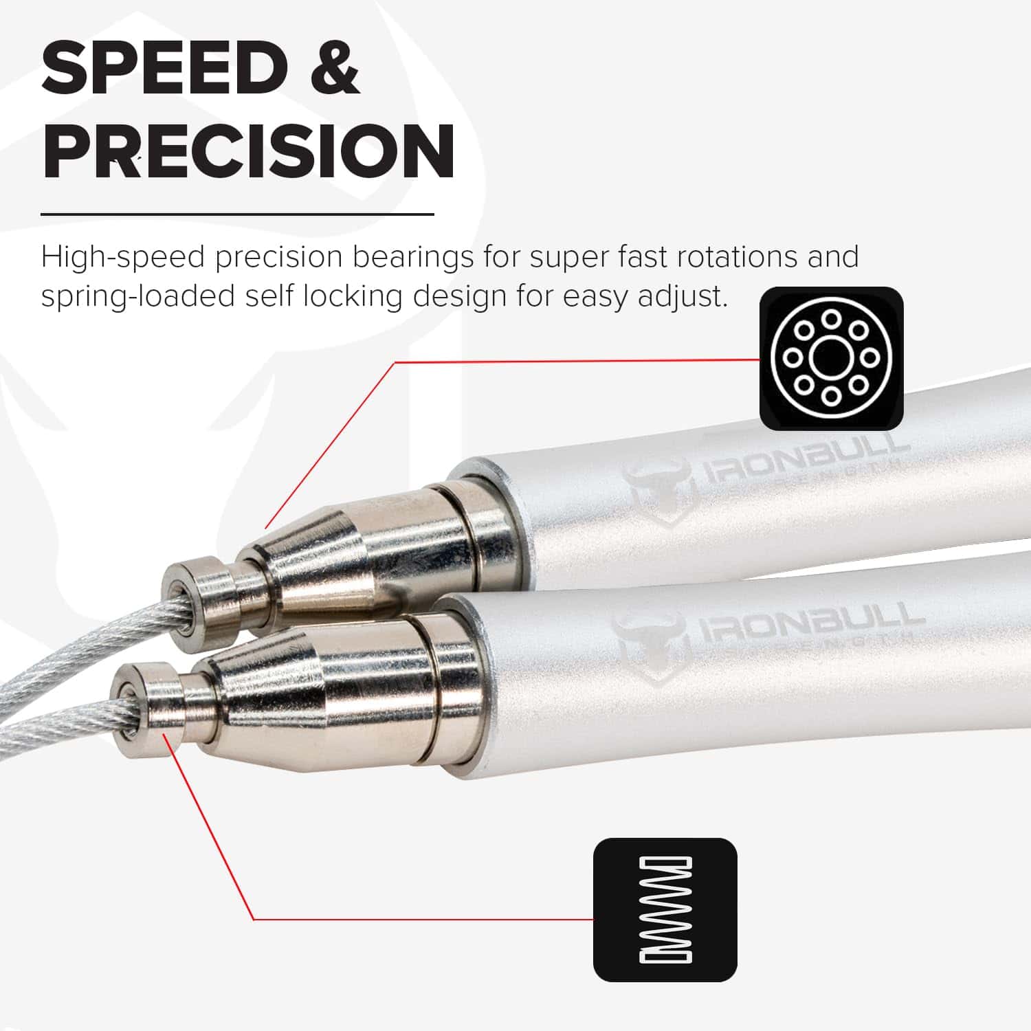 Cuerda para Saltar para Hombres y Mujeres - -Rosa - Imagen 4