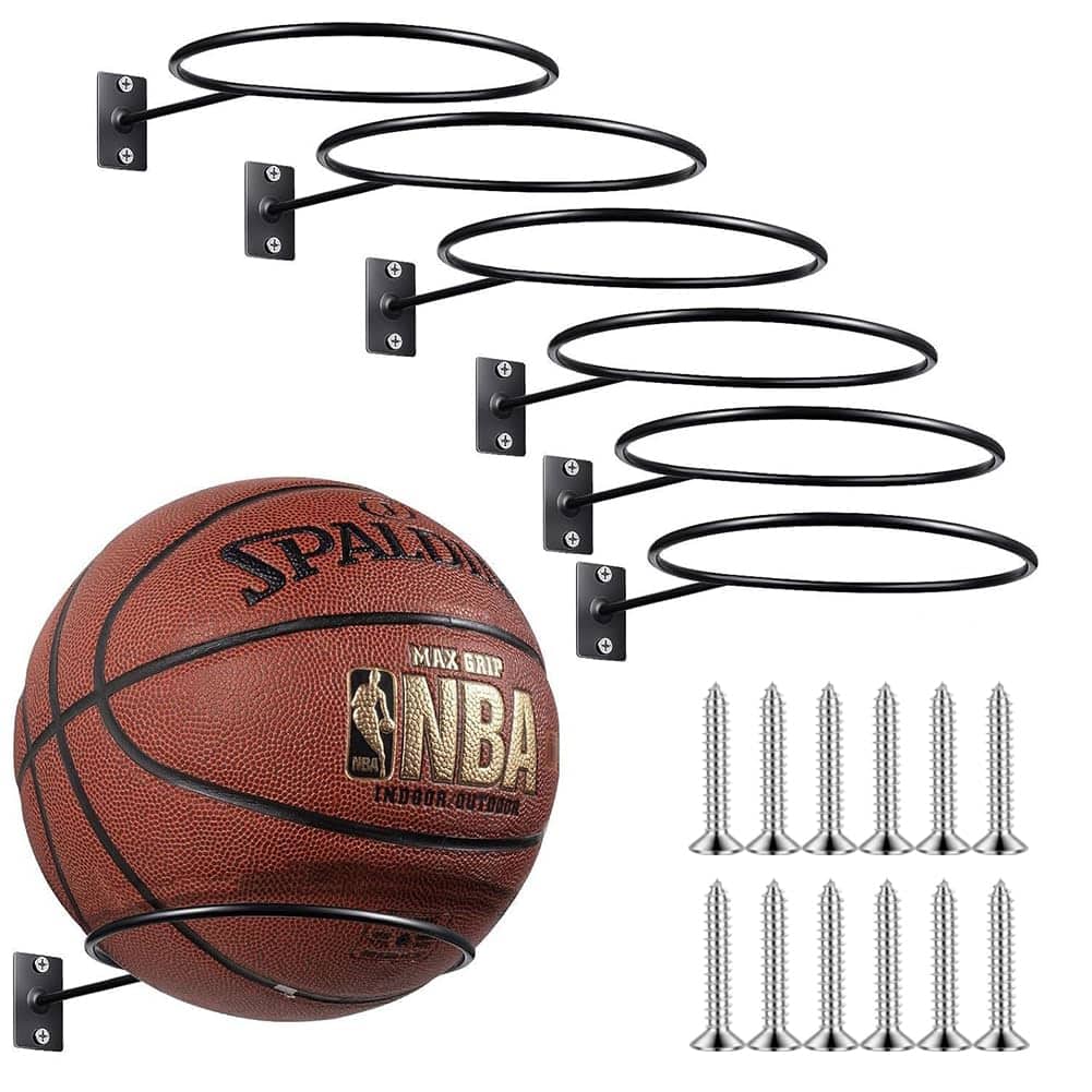 Porta Pelotas de Baloncesto para Montar en la Pared -