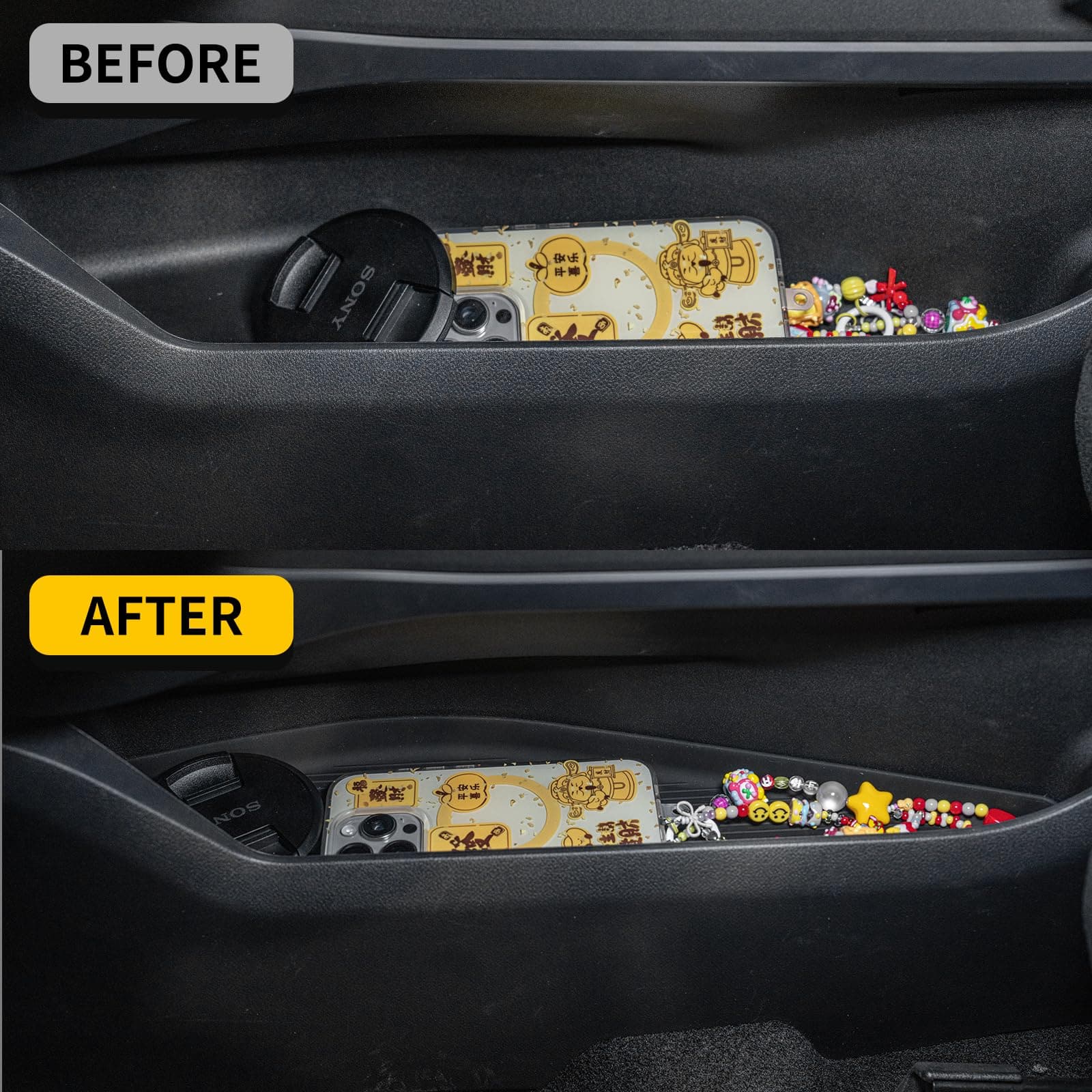 Organizador de almacenamiento de lado de cambio de marchas - Imagen 3