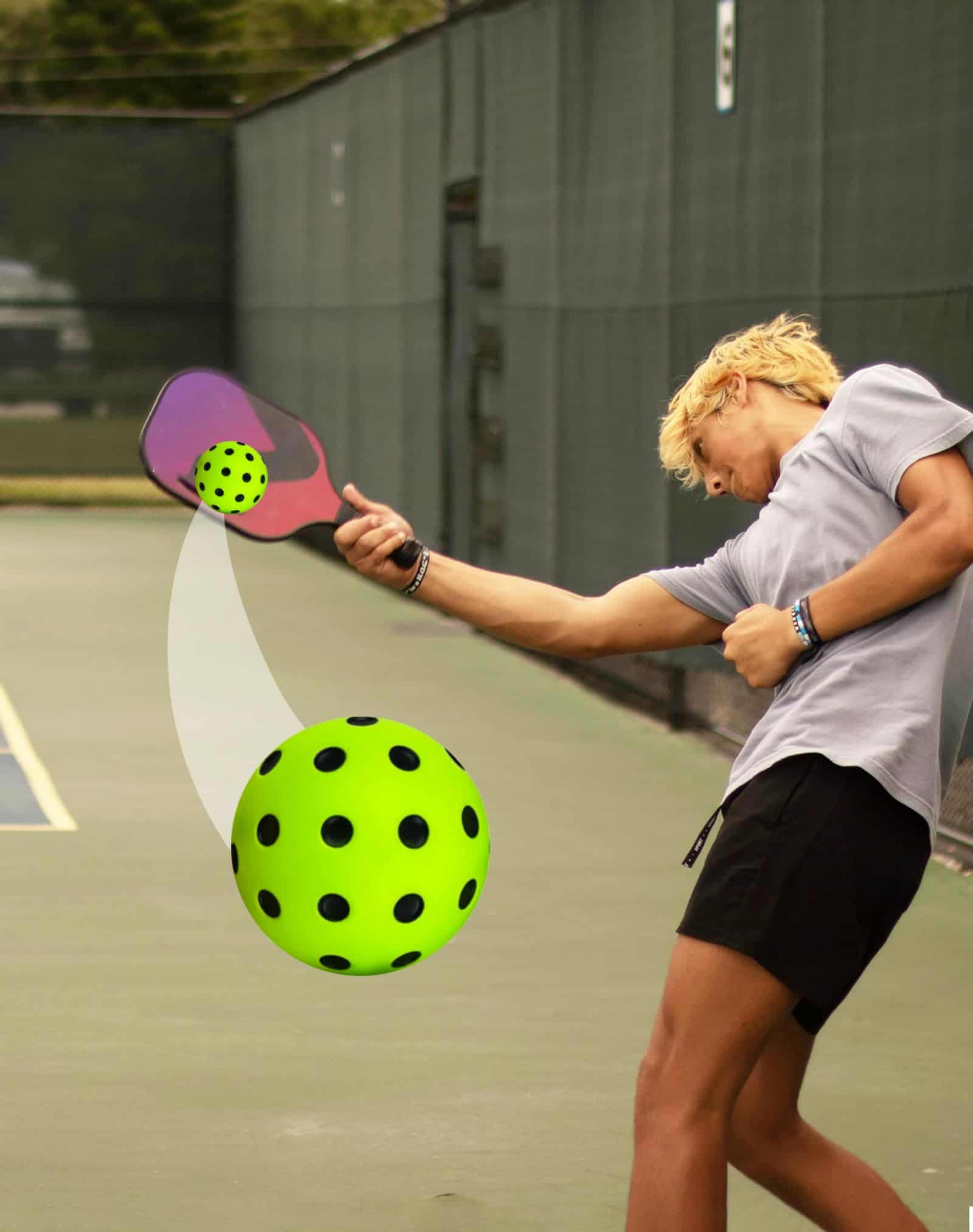 Paquete de 12 Pelotas de Pickleball de Espuma Tarutaru - - Imagen 7