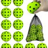 Paquete de 12 Pelotas de Pickleball de Espuma Tarutaru -