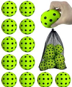 Paquete de 12 Pelotas de Pickleball de Espuma Tarutaru -