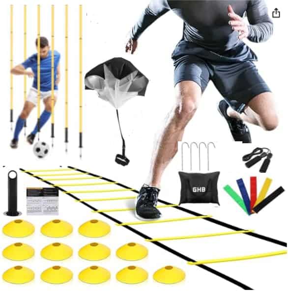 Set de Equipos de Entrenamiento de Fútbol GHB: Escalera de