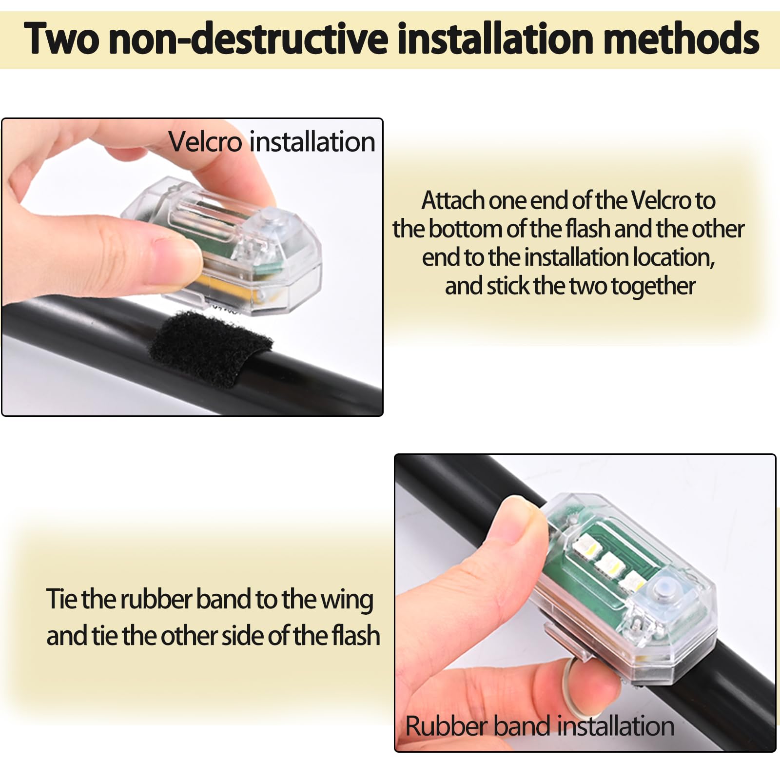 8PCS Luces Estroboscópicas LED Inalámbricas con Control - Imagen 7