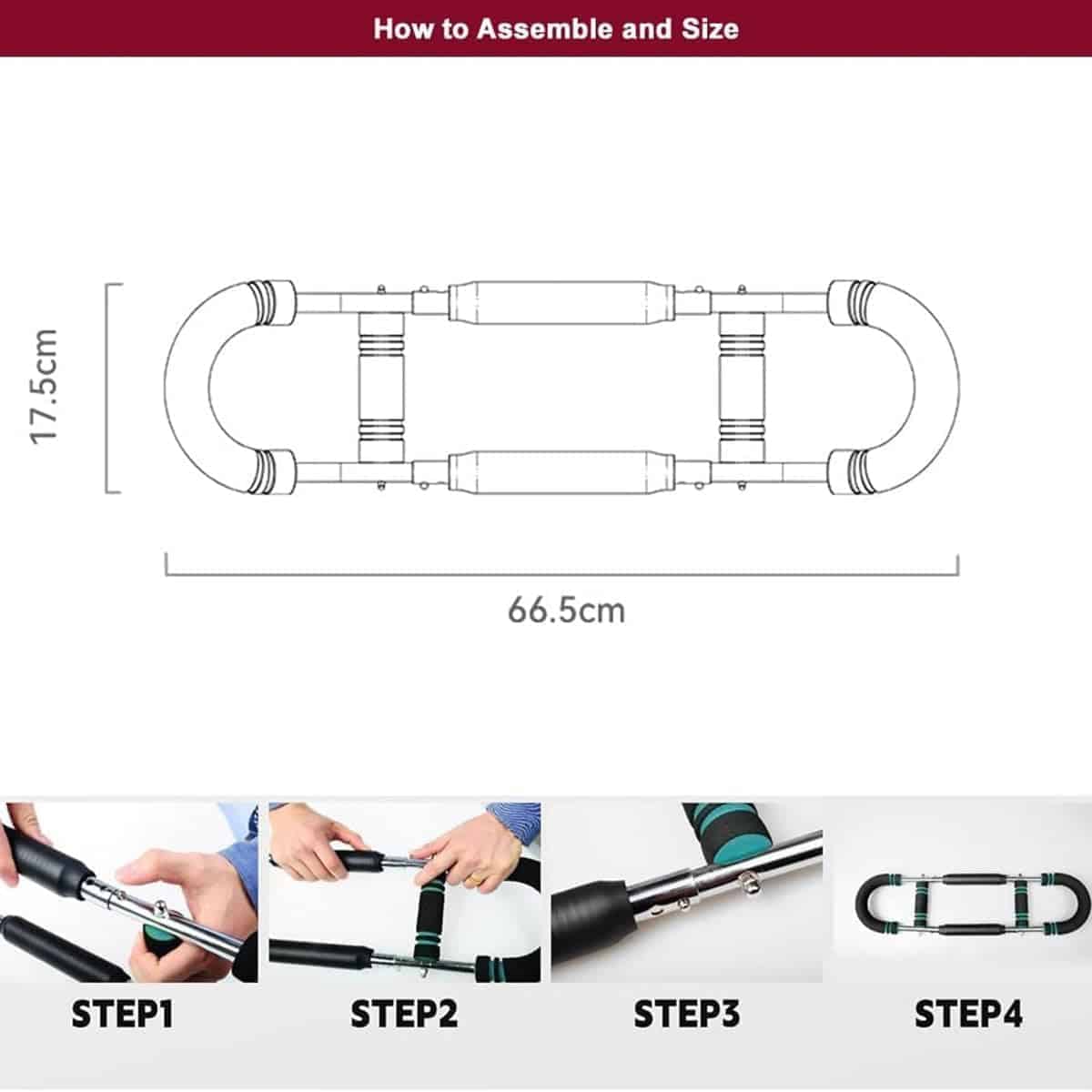 Twister Arm Exerciser, Barra de Entrenamiento de Brazo - Imagen 7