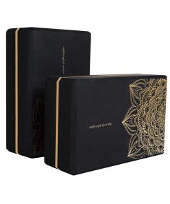 Set de 2 Bloques de Yoga nuveti, Bloques de -Negro