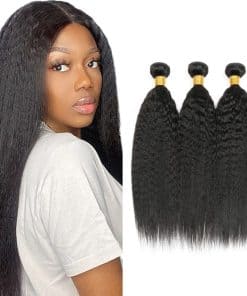 Paquetes de Cabello Humano de 18 20 22 Pulgadas Yaki