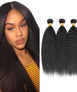 Paquetes de Cabello Humano Yaki Straight 22 24 26 Pulgadas