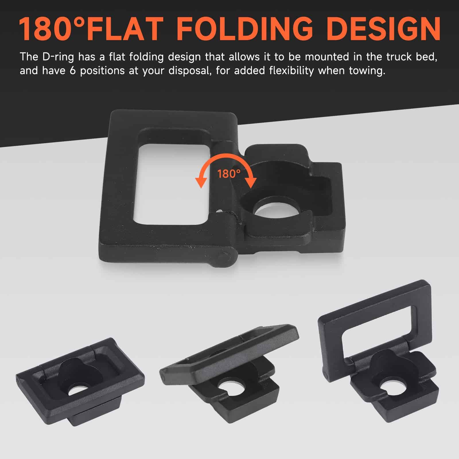 4PCS D-Rings Tie Down Compatible with 2023 2024 2025 Tesla - Imagen 5