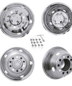 4pcs 19.5" Simuladores de Rueda de Acero Inoxidable 304L