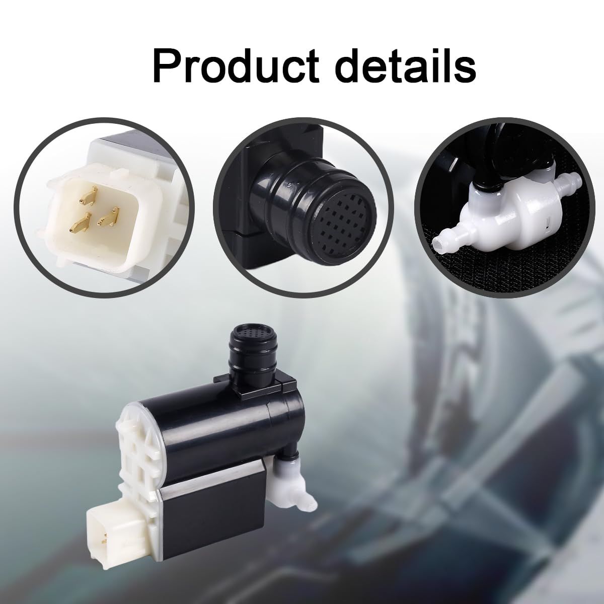 Bomba de lavado de parabrisas 98510-2V100 con junta para - Imagen 4