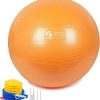 Pelota de Yoga Gruper, 55-75cm Pelota de -Naranja