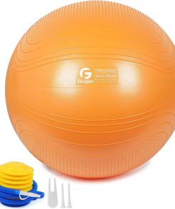 Pelota de Yoga Gruper, 55-75cm Pelota de -Naranja