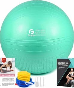 Pelota de Yoga Gruper, Pelota de Ejercicio -Turquesa