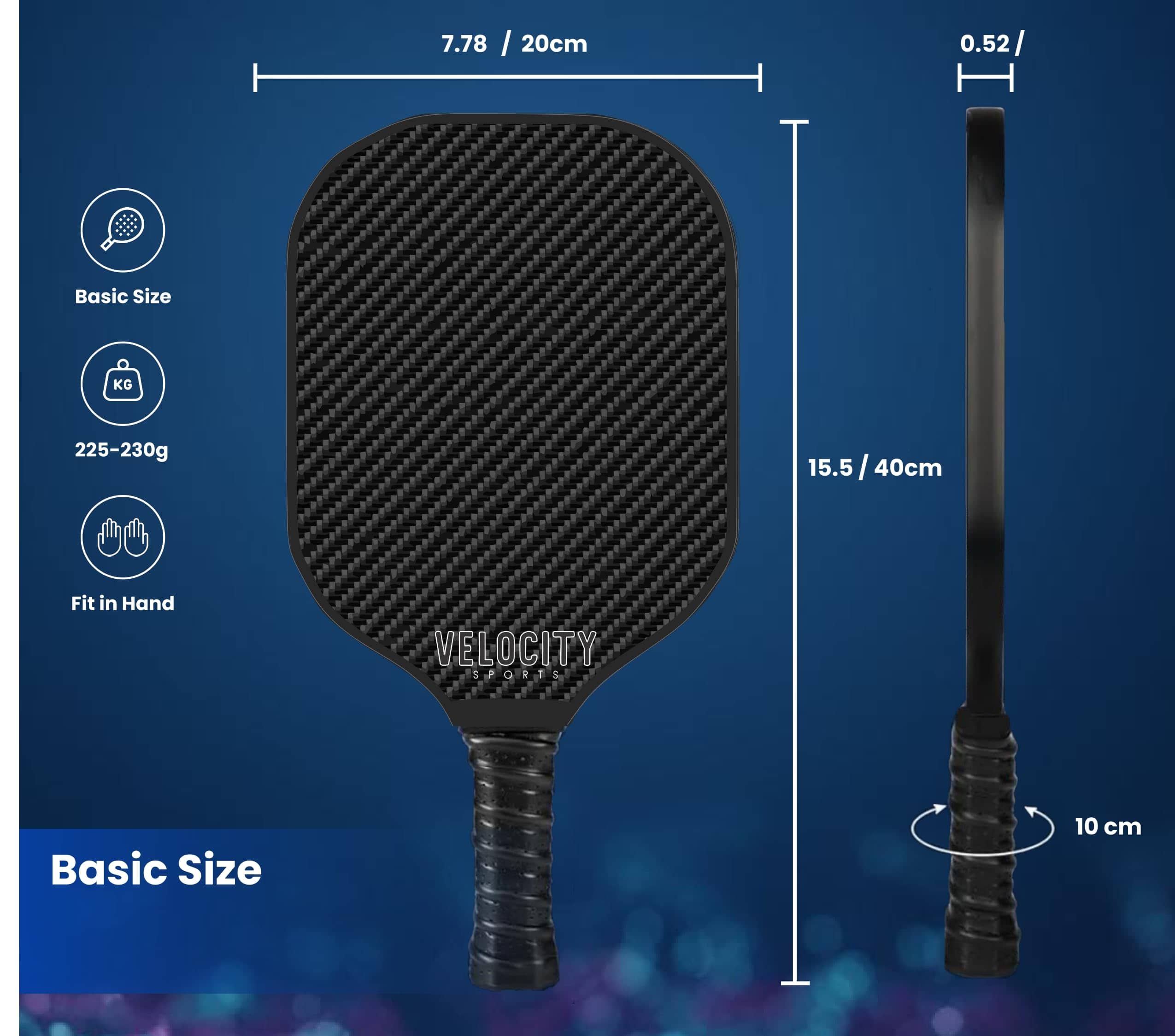 Set de Paletas de Pickleball VELOCITY SPORTS, 2 Paletas de - Imagen 5