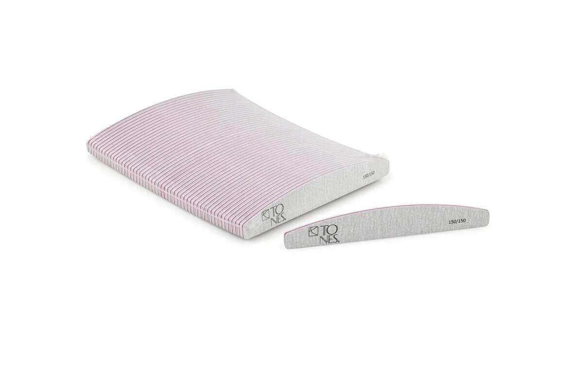 Limas de Uñas Profesionales TONES 150/150 (Paquete de 25) -