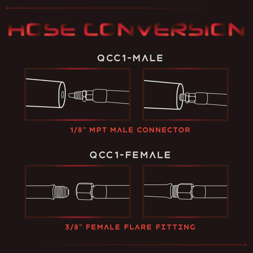 Manguera de Regulador Ajustable de Alta Presión de 4 pies - Imagen 5