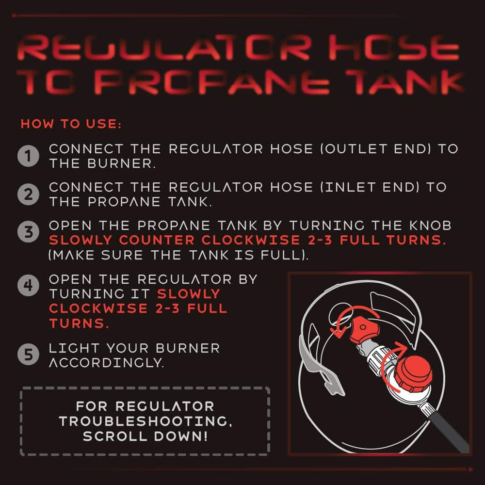 Manguera de Regulador Ajustable de Alta Presión de 4 pies - Imagen 6