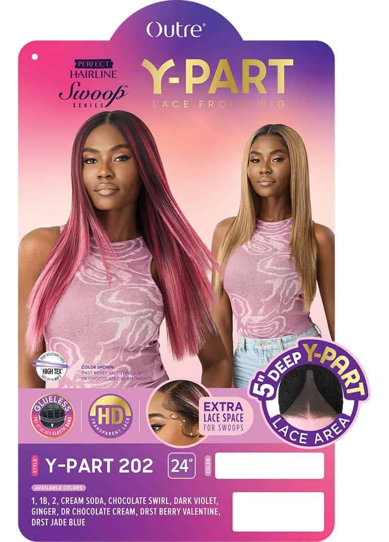 Peluca Frontal de Encaje Outre - Línea de -DR CHOCOLATE CREA - Imagen 3
