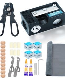 OMTRS 38PCS Kit de Reparación de Puntas de Taco de Billar,