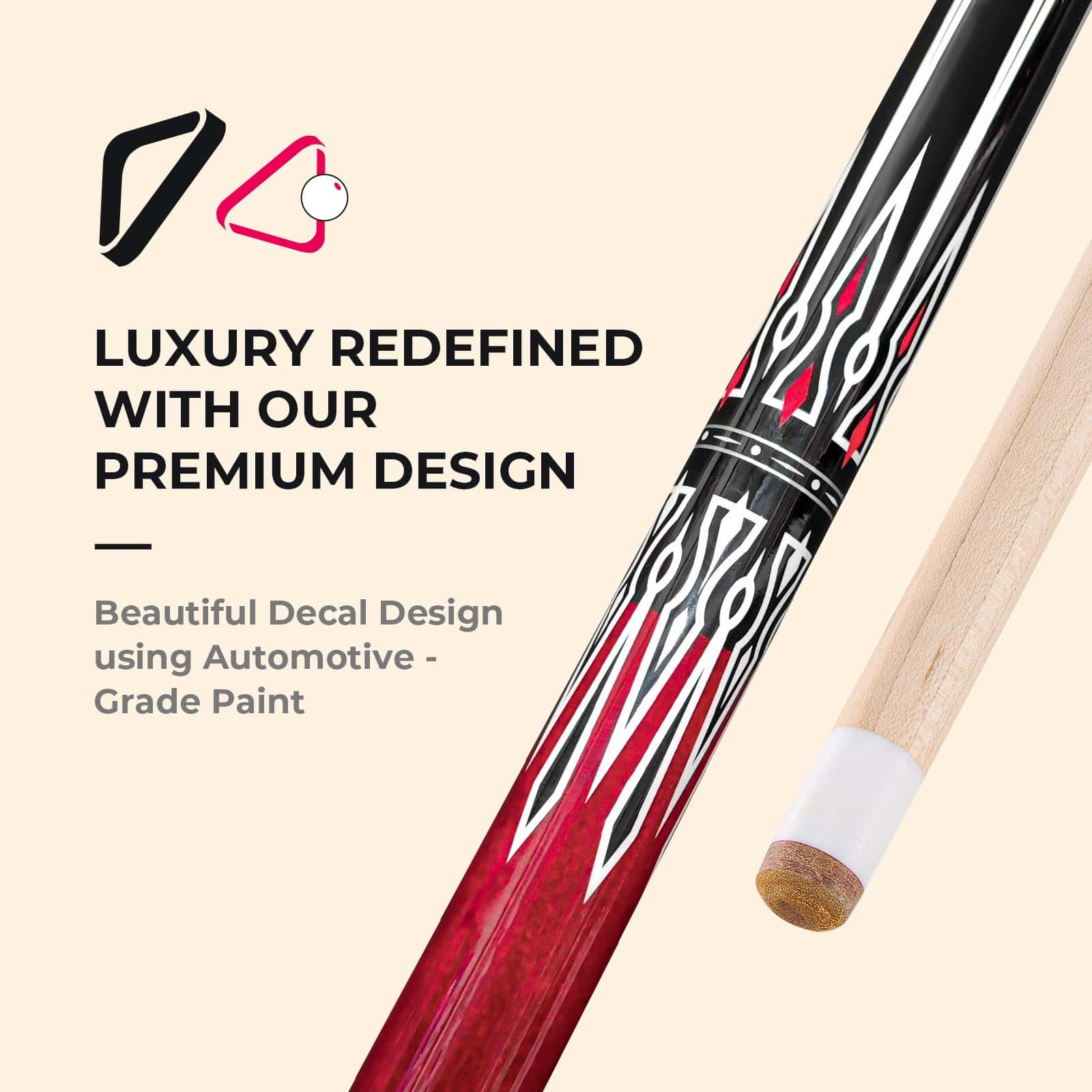 Unicues Palo de Billar Premium de Arce con Estuche, Palo de - Imagen 4