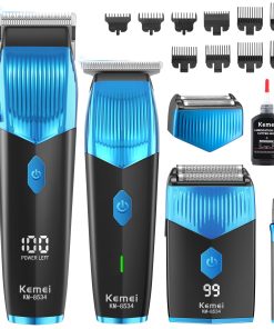 Set de Cortadoras y Recortadoras KEMEI, Cortadoras de Pelo