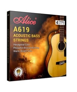 Cuerdas para Bajo Acústico Alice para uso profesional,