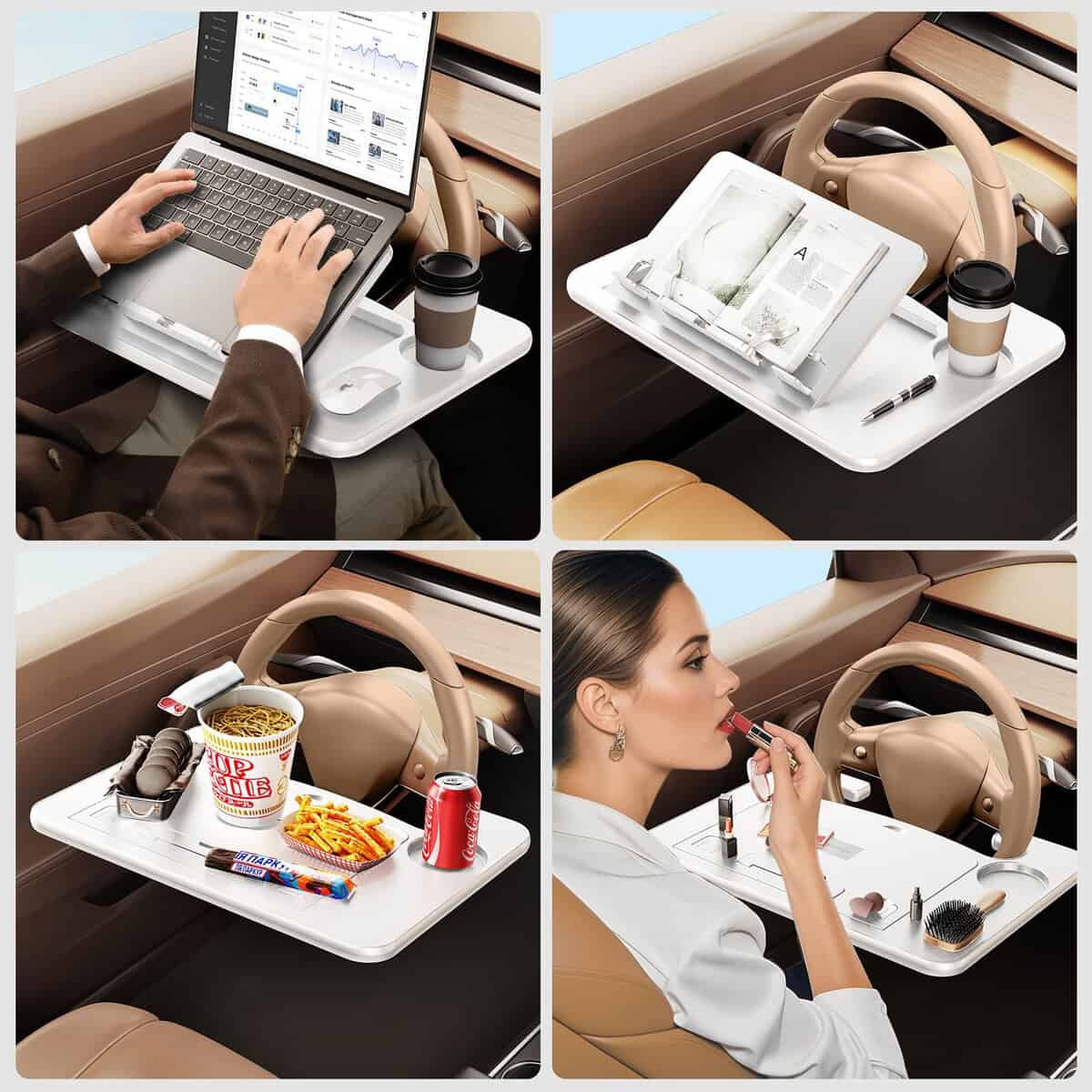 Bandea de escritorio ajustable en ángulo para volante de - Imagen 7