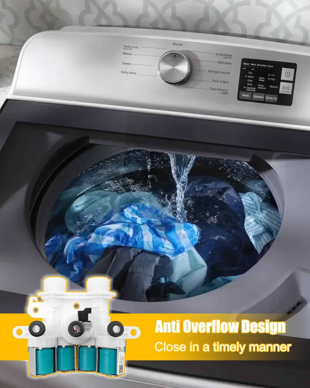 Válvula de entrada de agua para -1165546VP - Imagen 5