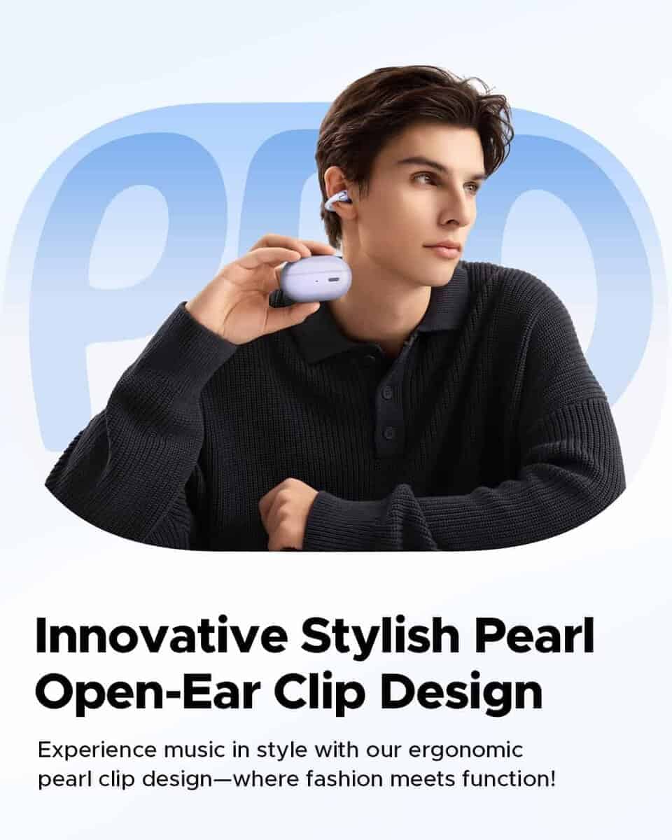 SoundPEATS PearlClip Pro Auriculares Inalámbricos de Clip - Imagen 3