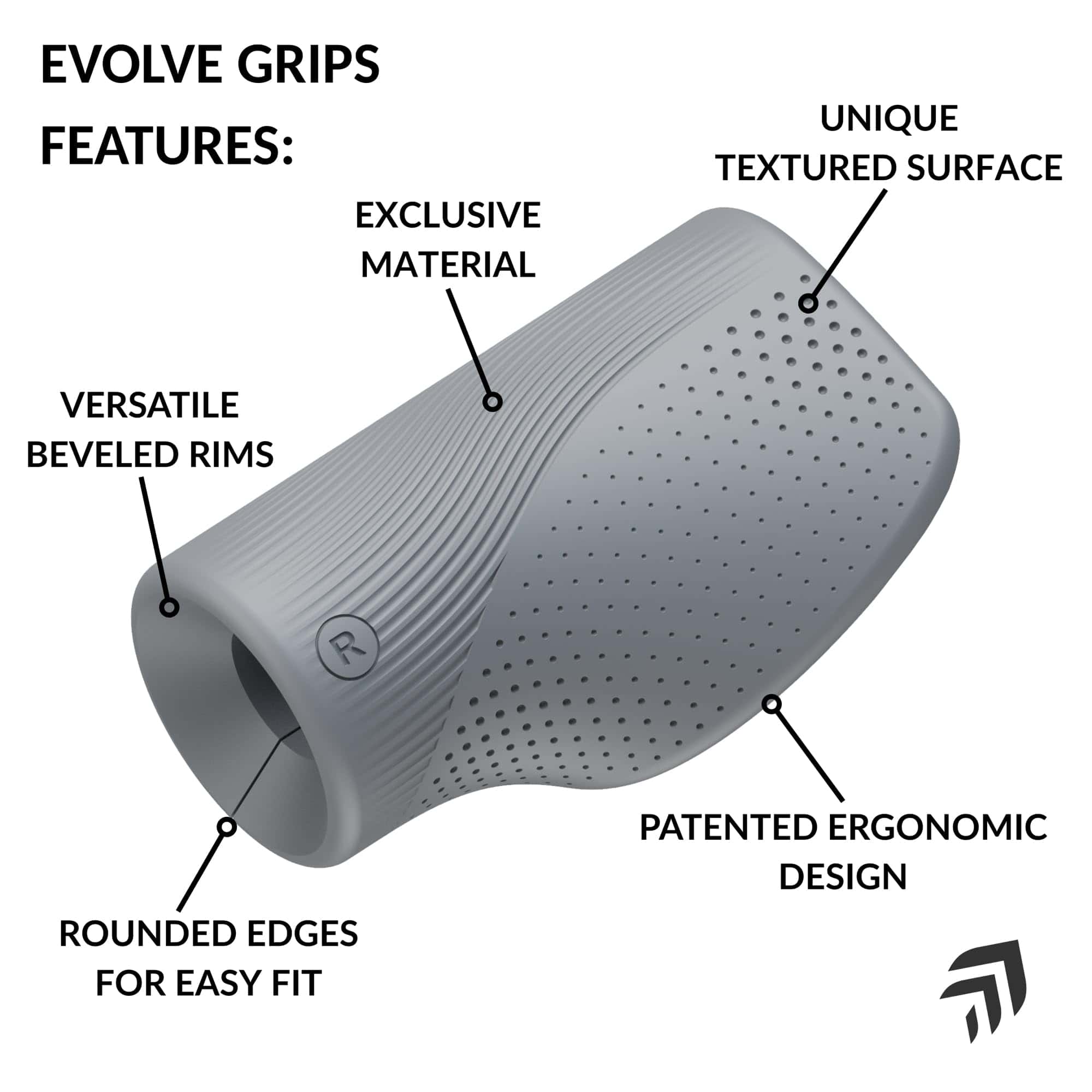 Agarres Evolve - Agarres Gruesos Ergonómicos | Tamaño: - Imagen 4