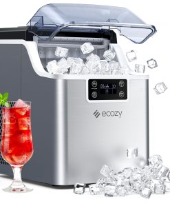 Máquina de Hacer Hielo ecozy para Encimera, 45 lbs por Día,