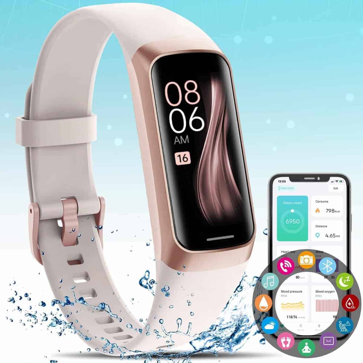 Reloj inteligente monitor de actividad física para hombres