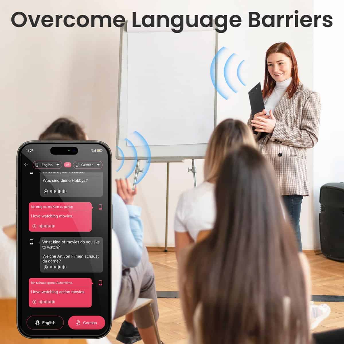 MINISO X33 Auriculares de Traducción AI inalámbricos - Imagen 8