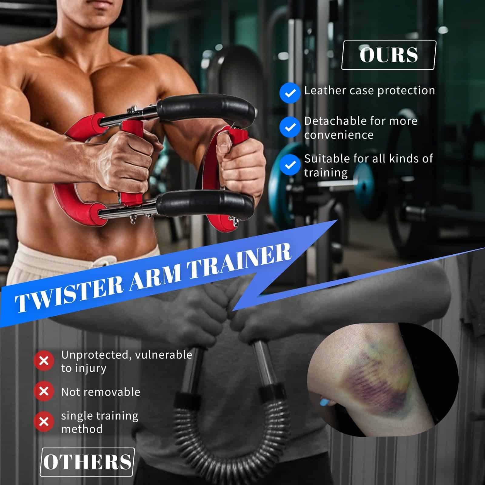 Entrenador de Brazos Twister, Entrenador de Brazos en Forma - Imagen 4