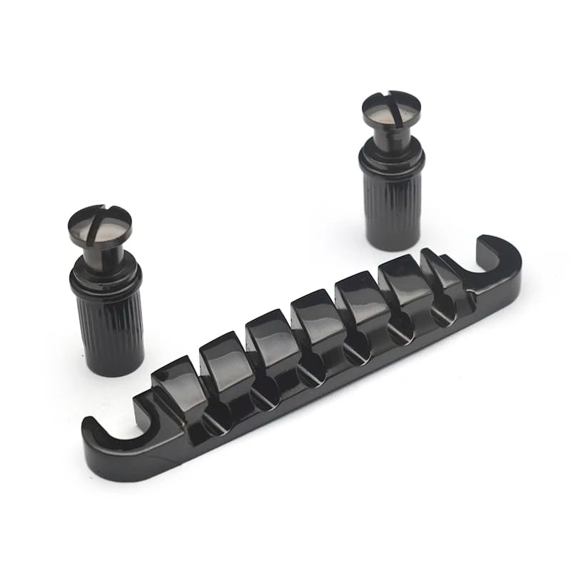 1 Set Puente con Cordal Tune O Matic para Guitarra (Negro) - Imagen 6