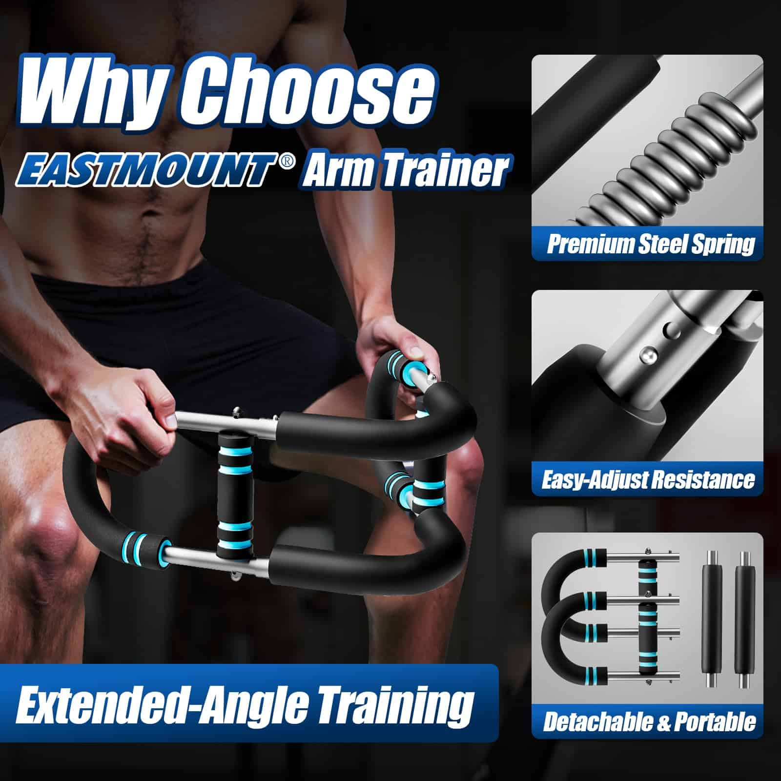 EAST MOUNT Twister Arm Trainer 20–110 lbs Ajustable - Imagen 6