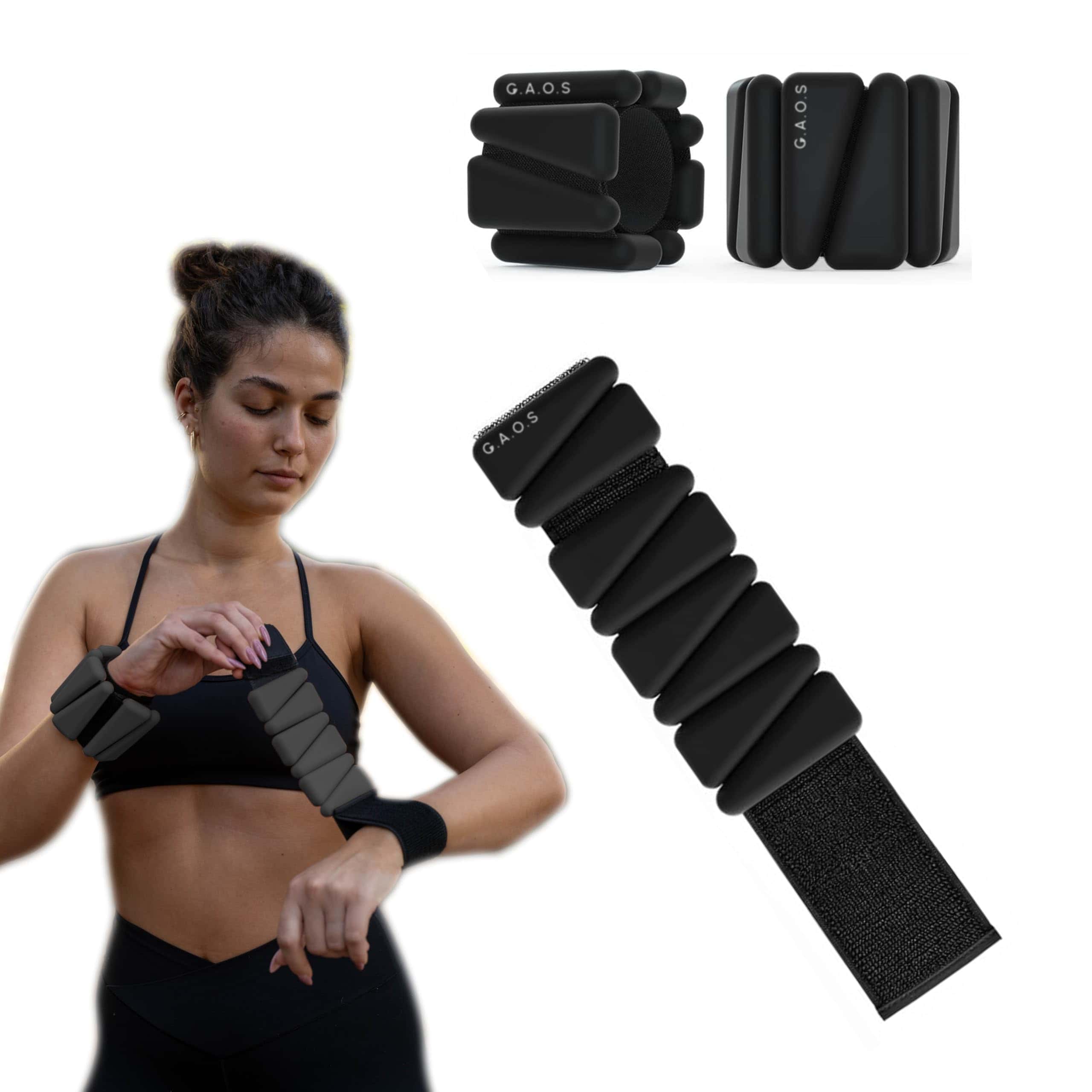 GAOS Pesas Ajustables para Muñecas y Tobillos con Funda de