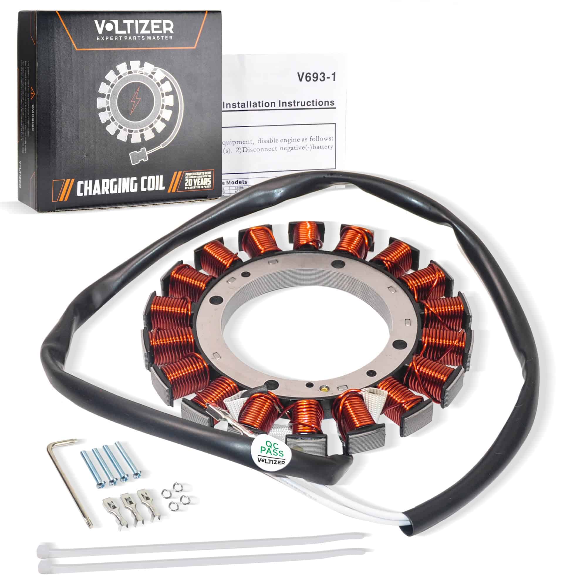 Bobina de carga de 15�20 AMP para Kohler 15�27HP Motores,