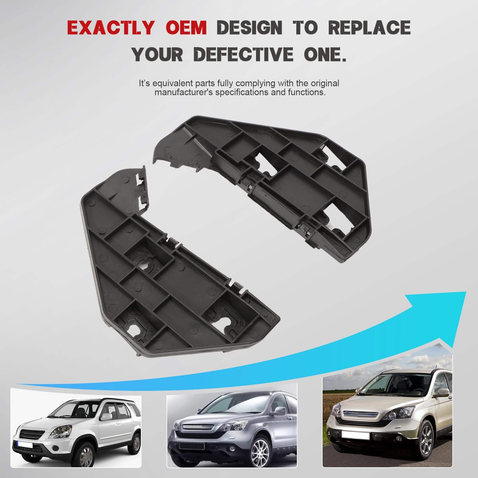 Kit de Soporte de Parachoques delantero Izquierdo y Derecho - Imagen 9