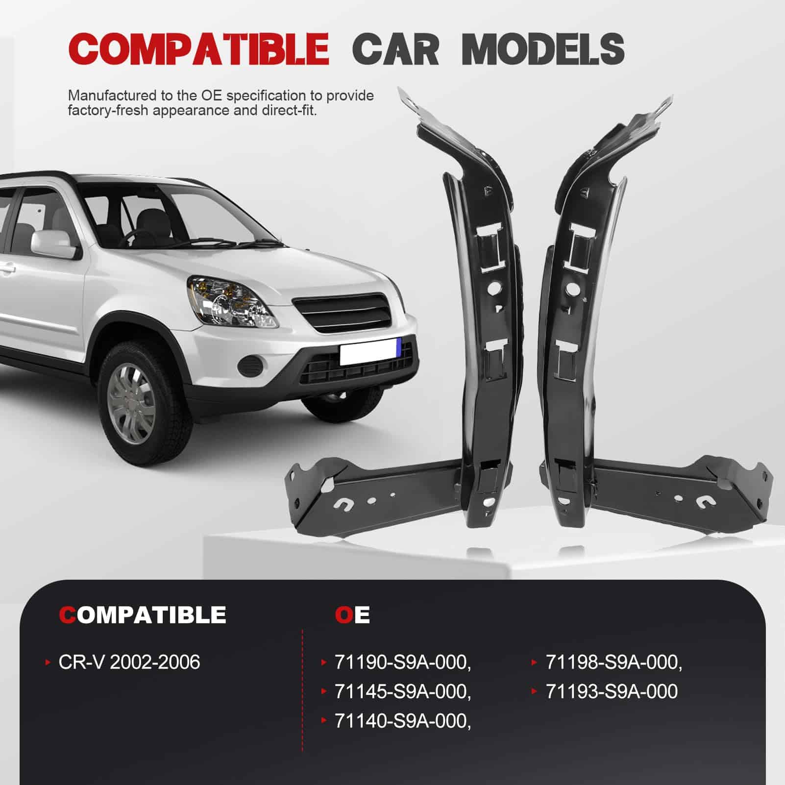 Kit de Soporte de Parachoques delantero Izquierdo y Derecho - Imagen 6