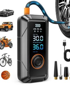 Inflador de Neumáticos Compresor de Aire Portátil 160PSI 5X