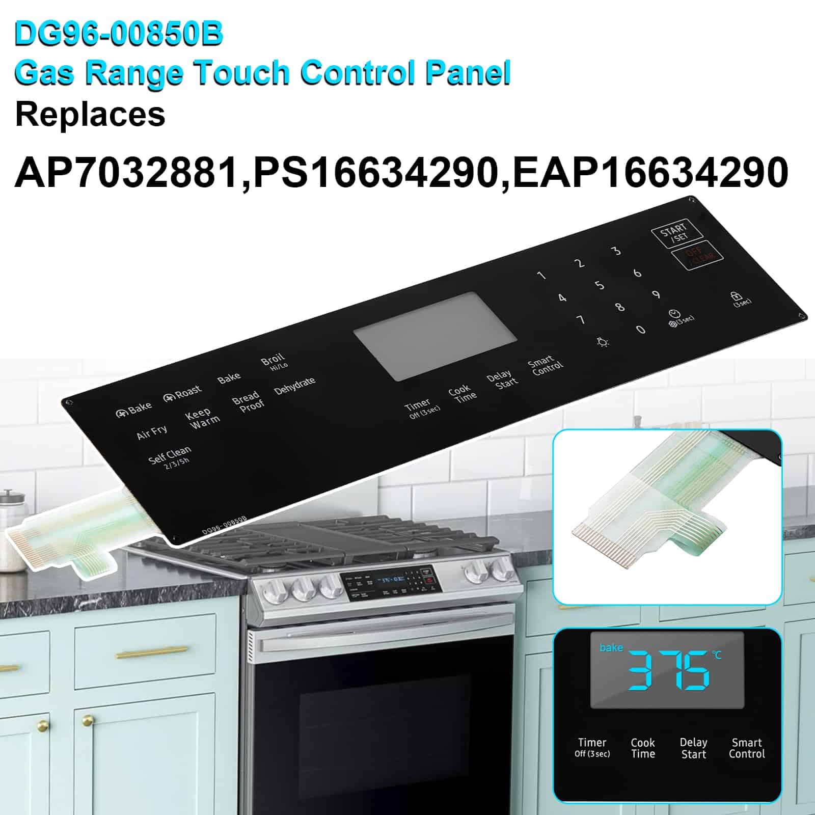 Panel de Control Táctil de la Gama DG96-00850B, Panel - Imagen 3