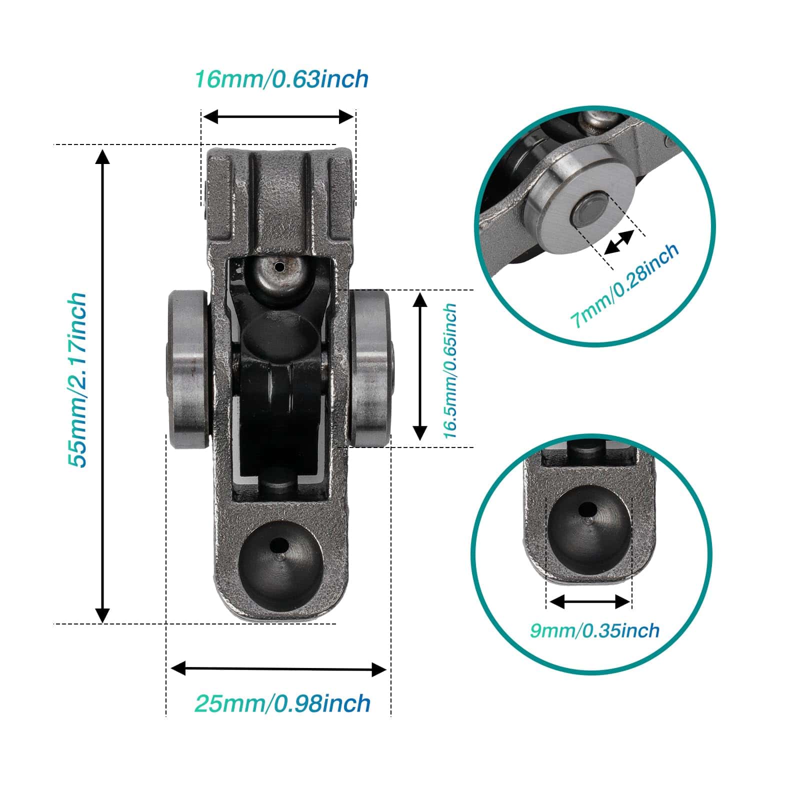 Juego de 6 Brazos de Balancín de Válvula Izquierda o - Imagen 4