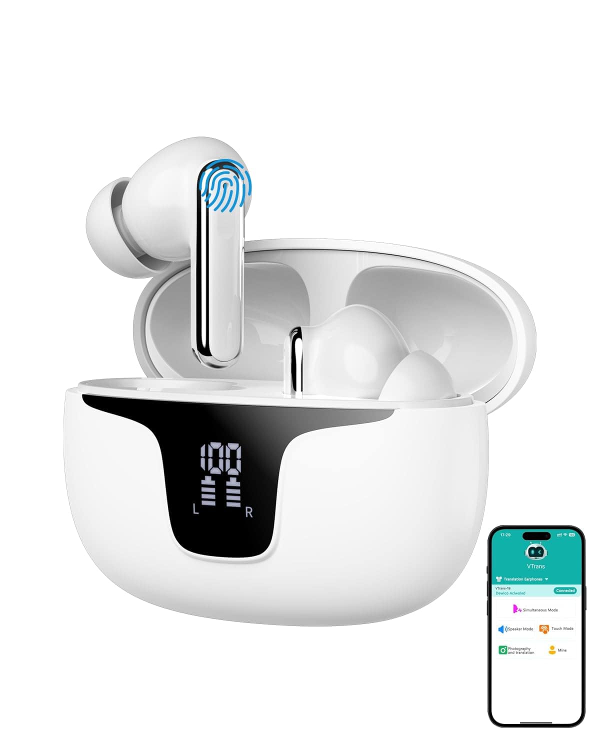 Auriculares de Traducción, 150 Idiomas Auriculares de