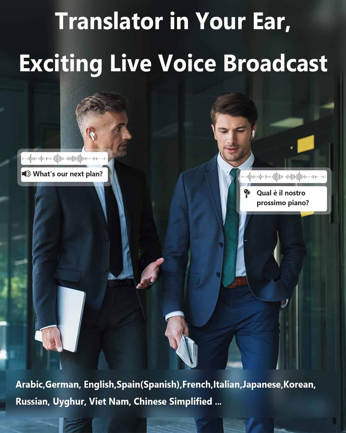 Auriculares de Traducción, 150 Idiomas Auriculares de - Imagen 7